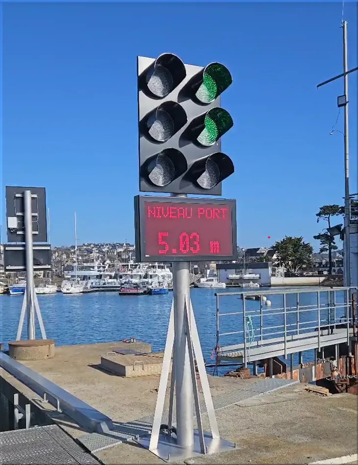 Niveau port 5.03 m