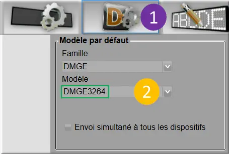 Modèle par défaut